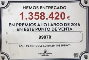 premio repartidos en 2016 en la administración de loterías 3 villalba1.358.420 euros